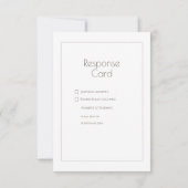 Liebe Fotocollage Hochzeit RSVP Karte (Rückseite)