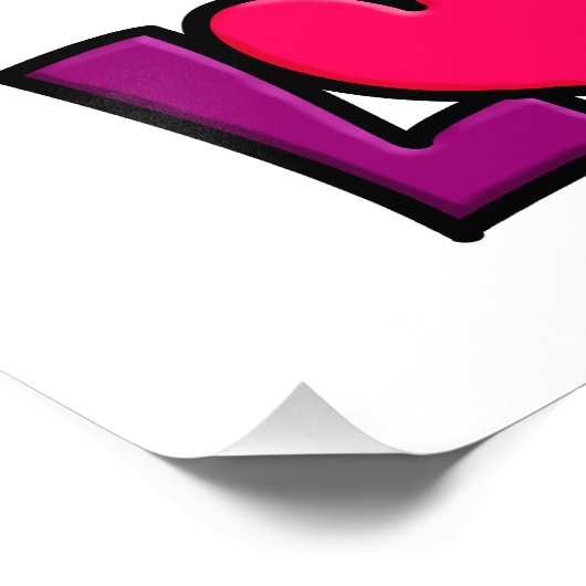 Liebe Fotodruck (Ecke)