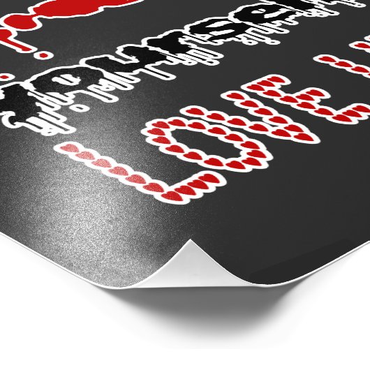 Liebe Fotodruck (Ecke)