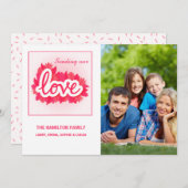 Liebe-Fotokarte (Vorne/Hinten)