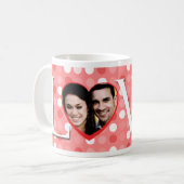 Liebe Fotovorlage Geschenkidee Tasse (Vorderseite Links)