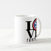 LIEBE Franklin Tennessee 11oz Kaffeetasse (VorderseiteRechts)