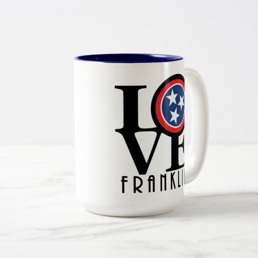 LIEBE Franklin Tennessee 15oz Zweifarbige Tasse (VorderseiteRechts)