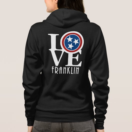 LIEBE Franklin Tennessee Hoodie (Rückseite)