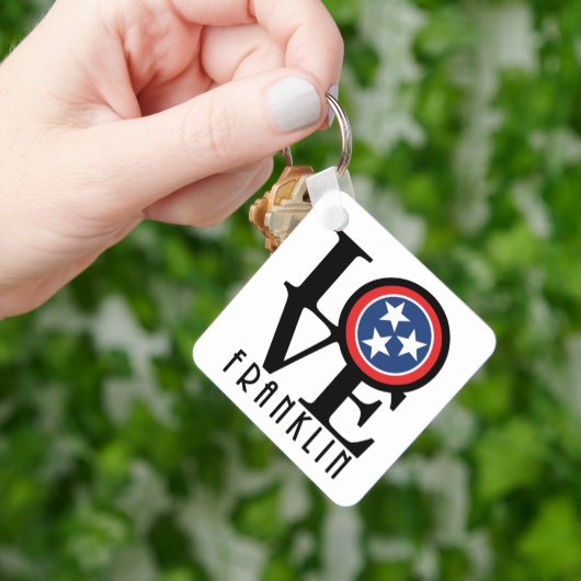 LIEBE Franklin Tennessee Schlüsselanhänger (Hand)