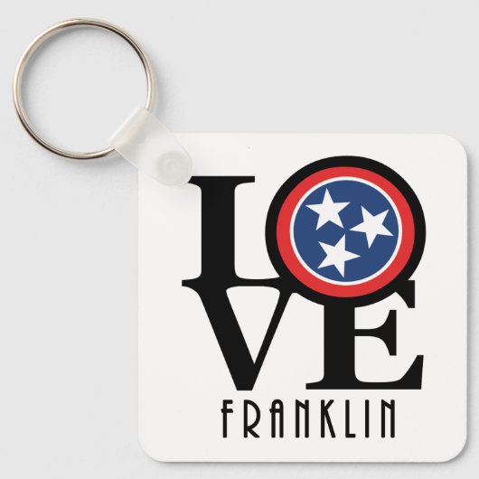 LIEBE Franklin Tennessee Schlüsselanhänger (Vorderseite)