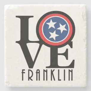 LIEBE Franklin Tennessee Steinuntersetzer