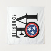 LIEBE Franklin Tennessee Wandteppich (Vorderseite (Horizontal))