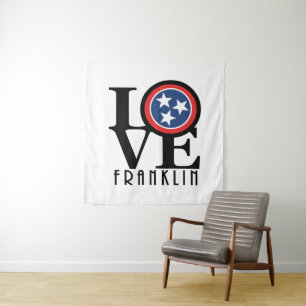 LIEBE Franklin Tennessee Wandteppich