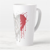 Liebe Frankreich Flagge Milchtasse (Rechte Ecke)