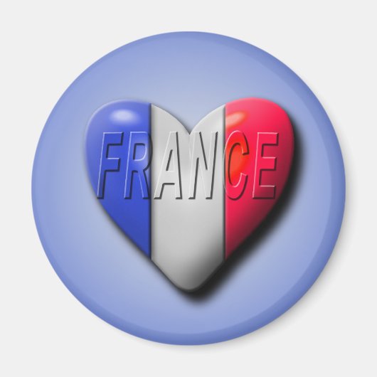 Liebe Frankreich Magnet (Vorne)