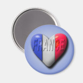 Liebe Frankreich Magnet (Vorderseite/Rückseite)