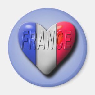 Liebe Frankreich Magnet