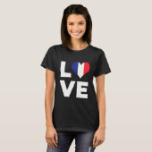 Liebe Frankreich T-Shirt (Vorne ganz)