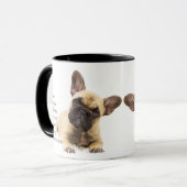 Liebe Französisch Bulldog Hunde so viel Zitat Spri Tasse (Vorderseite Links)