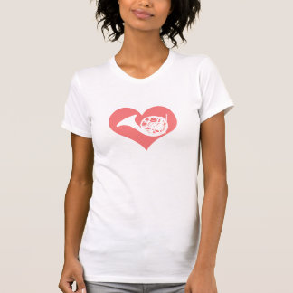 Liebe-französisches Horn T-Shirt
