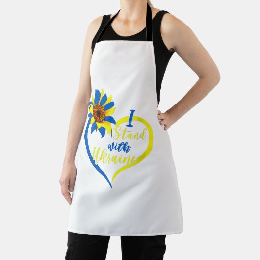 Liebe Frauen Herz Ukraine Sonnenblume Ukrainisch I Schürze (InSitu)