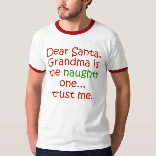 Liebe freche Großmutter Sankt T-Shirt (Vorderseite)