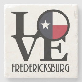 LIEBE Fredericksburg TX Steinuntersetzer
