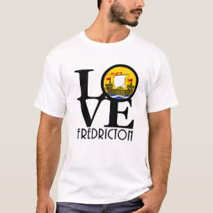 LIEBE Fredricton New Brunswick Keramik Ornament T-Shirt