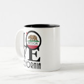 LIEBE Freedom California 11oz Zweifarbige Tasse (Vorderseite Links)