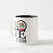 LIEBE Freedom California 11oz Zweifarbige Tasse (Vorderseite Links)