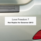 Liebe-Freiheit? Autoaufkleber (Auf Auto)