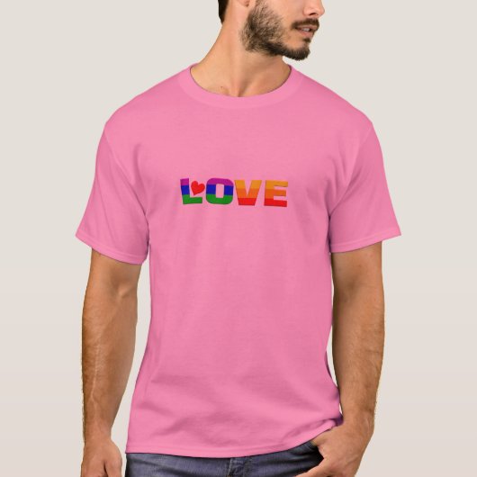 Liebe/Freiheit schellt T - Shirt (Vorderseite)