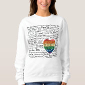 Liebe Fremdsprachen Frauen Sweatshirt (Vorderseite)