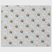 Liebe Fremdsprachen Geschenkpapier (Flach)