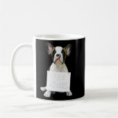 Liebe French Bulldog Frenchie Mama Vater Dog Puppy Kaffeetasse (Links)