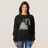 Liebe French Bulldog Frenchie Mama Vater Dog Puppy Sweatshirt (Vorne ganz)