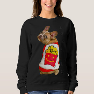 Liebe French Bulldog Frenchie Mama Vater Dog Puppy Sweatshirt