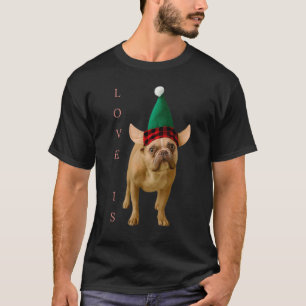 Liebe French Bulldog Frenchie Mama Vater Dog Puppy T-Shirt