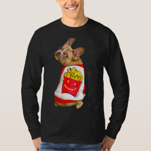 Liebe French Bulldog Frenchie Mama Vater Dog Puppy T-Shirt