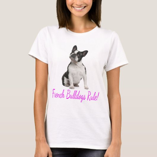 Liebe French Bulldog Welpe Dog T - Shirt (Vorderseite)