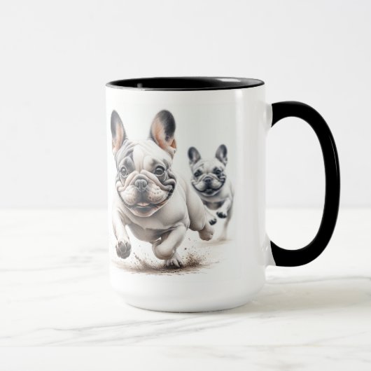 Liebe French Bulldogs Tasse (Rechts)