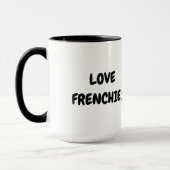 Liebe French Bulldogs Tasse (Links)