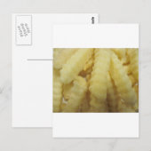 Liebe French Fries Postkarte (Vorne/Hinten)