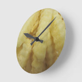 Liebe French Fries Runde Wanduhr (Winkel)