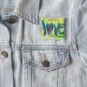 Liebe Fresh Spring Art Button oder Buttone (Beispiel)