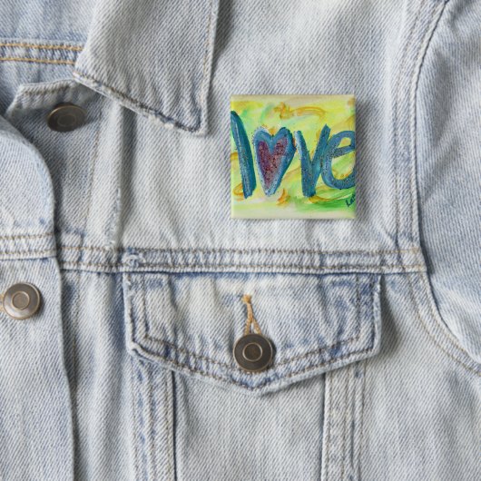 Liebe Fresh Spring Art Button oder Buttone (Beispiel)