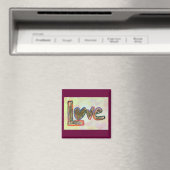 Liebe Fresh Spring Art Malerei Magnet (In Situ (Geschirrspüler))