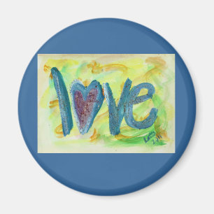 Liebe Fresh Spring Art Malerei Magnet