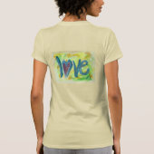 Liebe Fresh Spring Heart Inspiration Word Shirts (Rückseite)