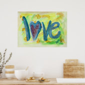 Liebe Fresh Spring Malerei Art Poster Drucken (Küche)