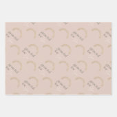 Liebe Freude dankbar für Sie Moderne Fotogalerie Geschenkpapier Set (Vorderseite 3)