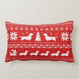 Liebe-Freude-FriedensDackel verfolgt Lendenkissen