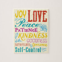 Liebe-Freude-Friedensgüte-Güte-Typografie-Kunst