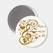 Liebe & Freude_ Magnet (Vorderseite/Rückseite)